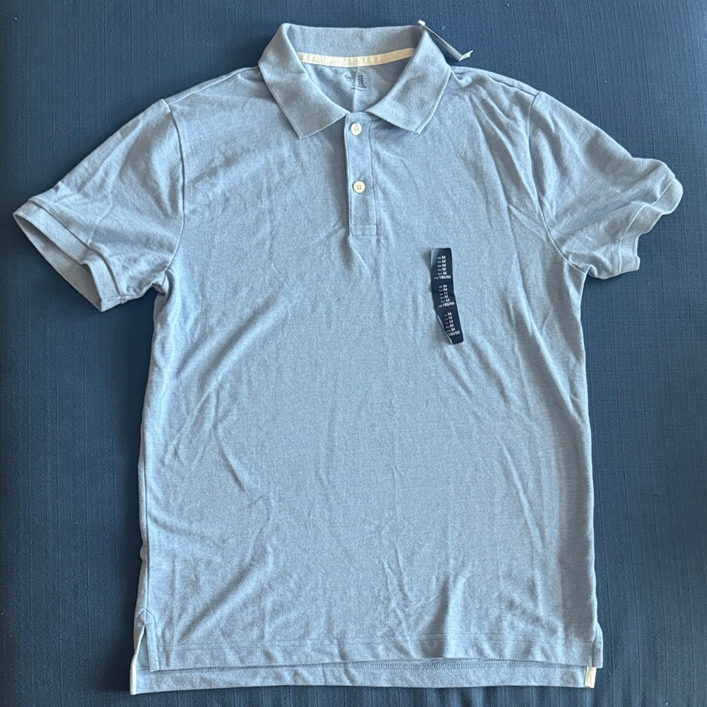 GAP Men’s Light Blue Polo Shirt NWT
